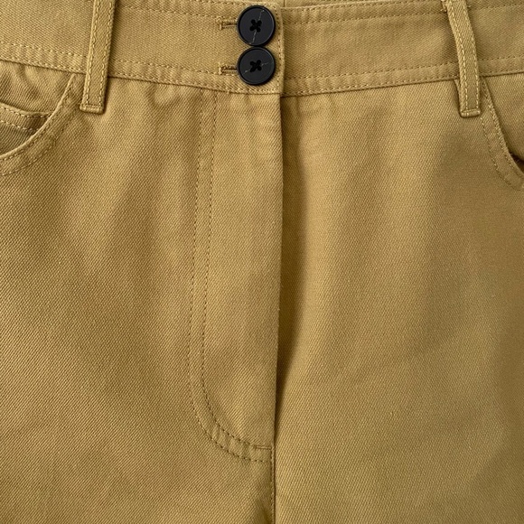 Rebecca Taylor Pique Cropped Wide Leg Jeans - Picture 5 of 10